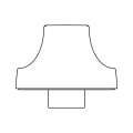 Timer Button - 3550497147 Knob Function Inox 4+0 [Electrolux Aeg]